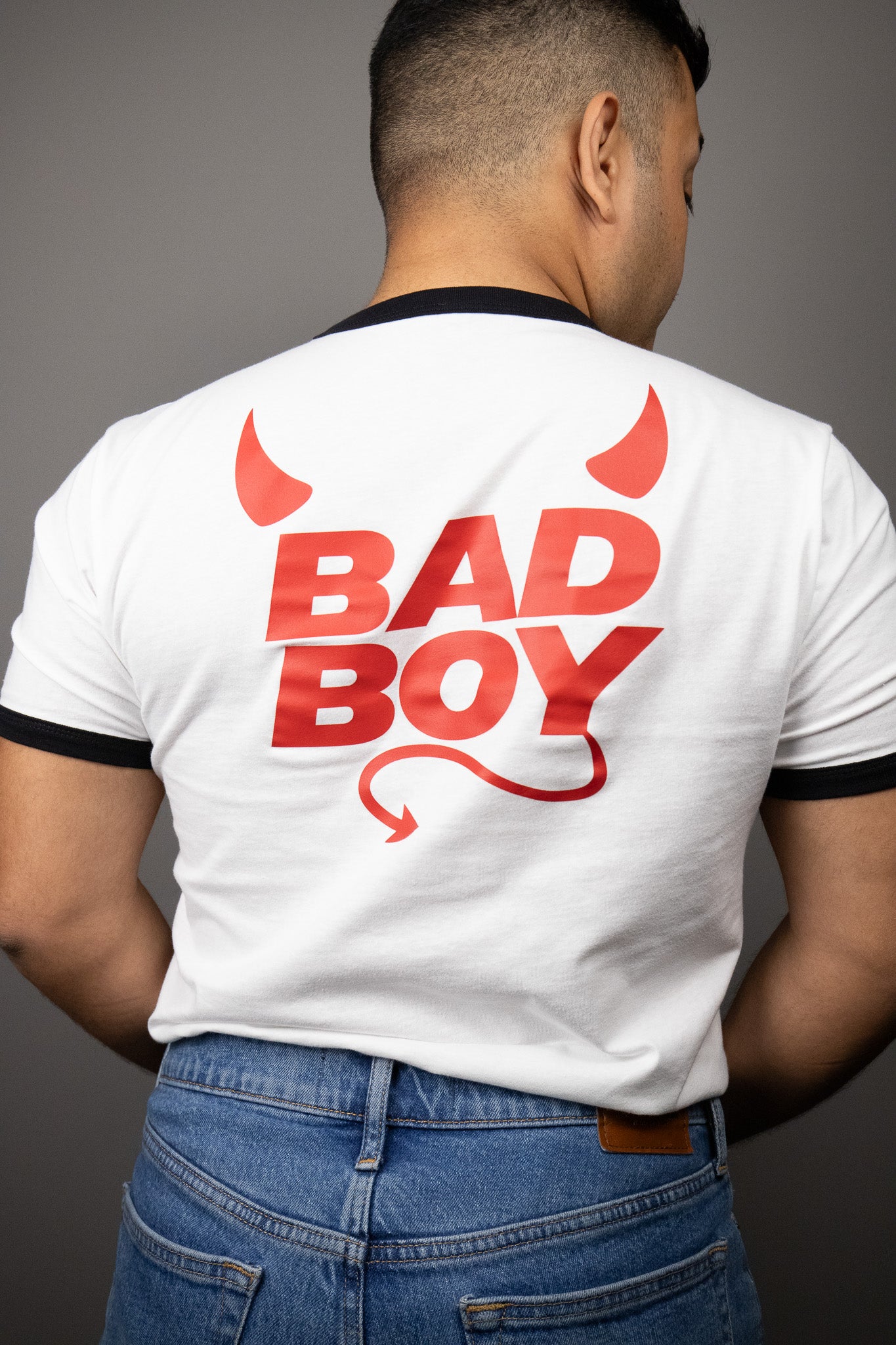 Bad Boy Halloween Ringer T-Shirt