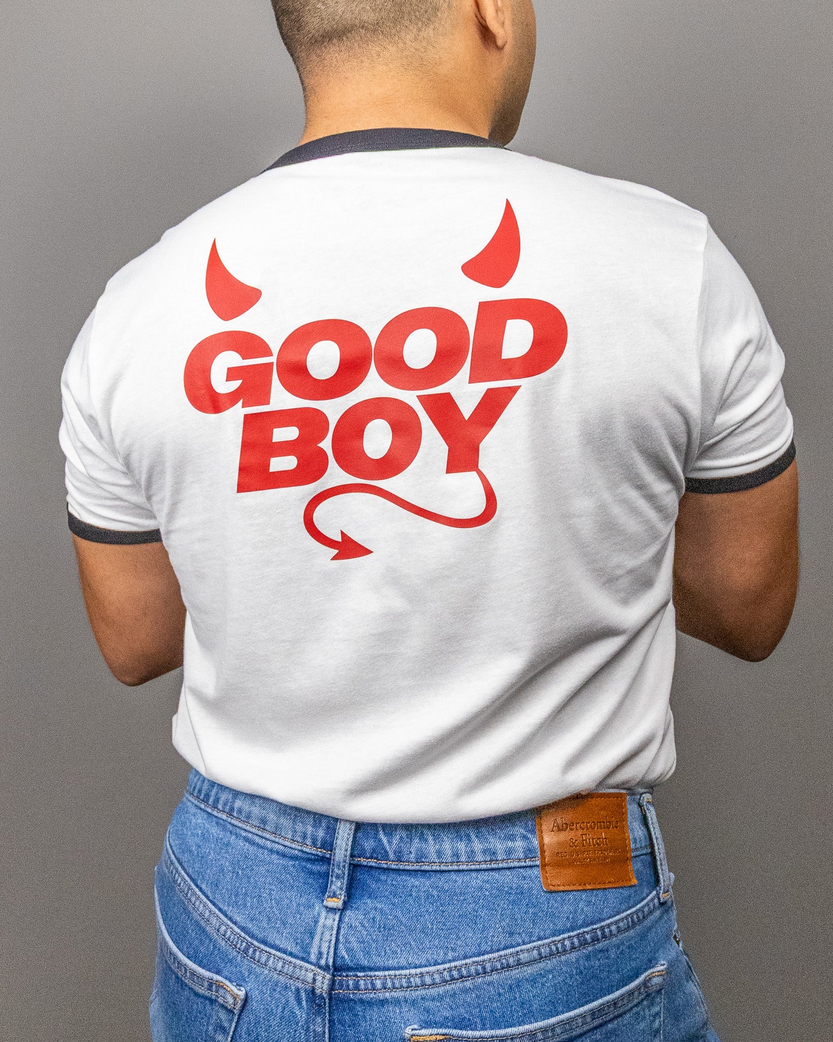 Good Boy Halloween Ringer T-Shirt