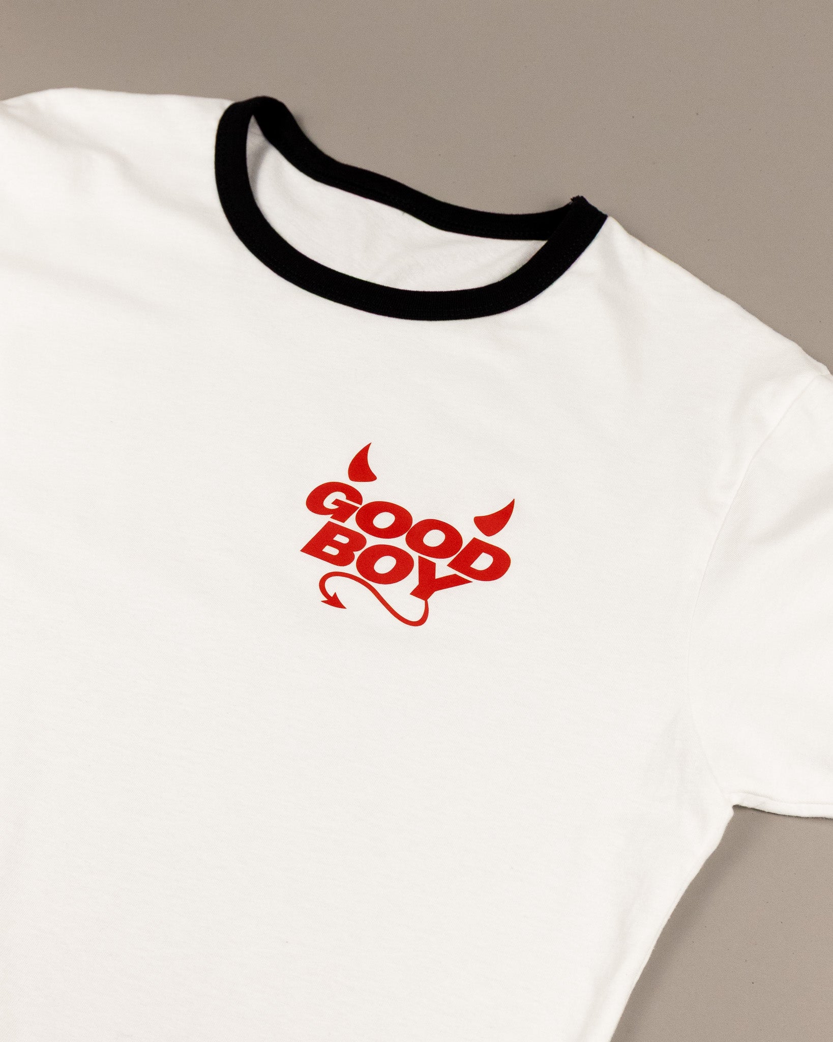 Good Boy Halloween Ringer T-Shirt