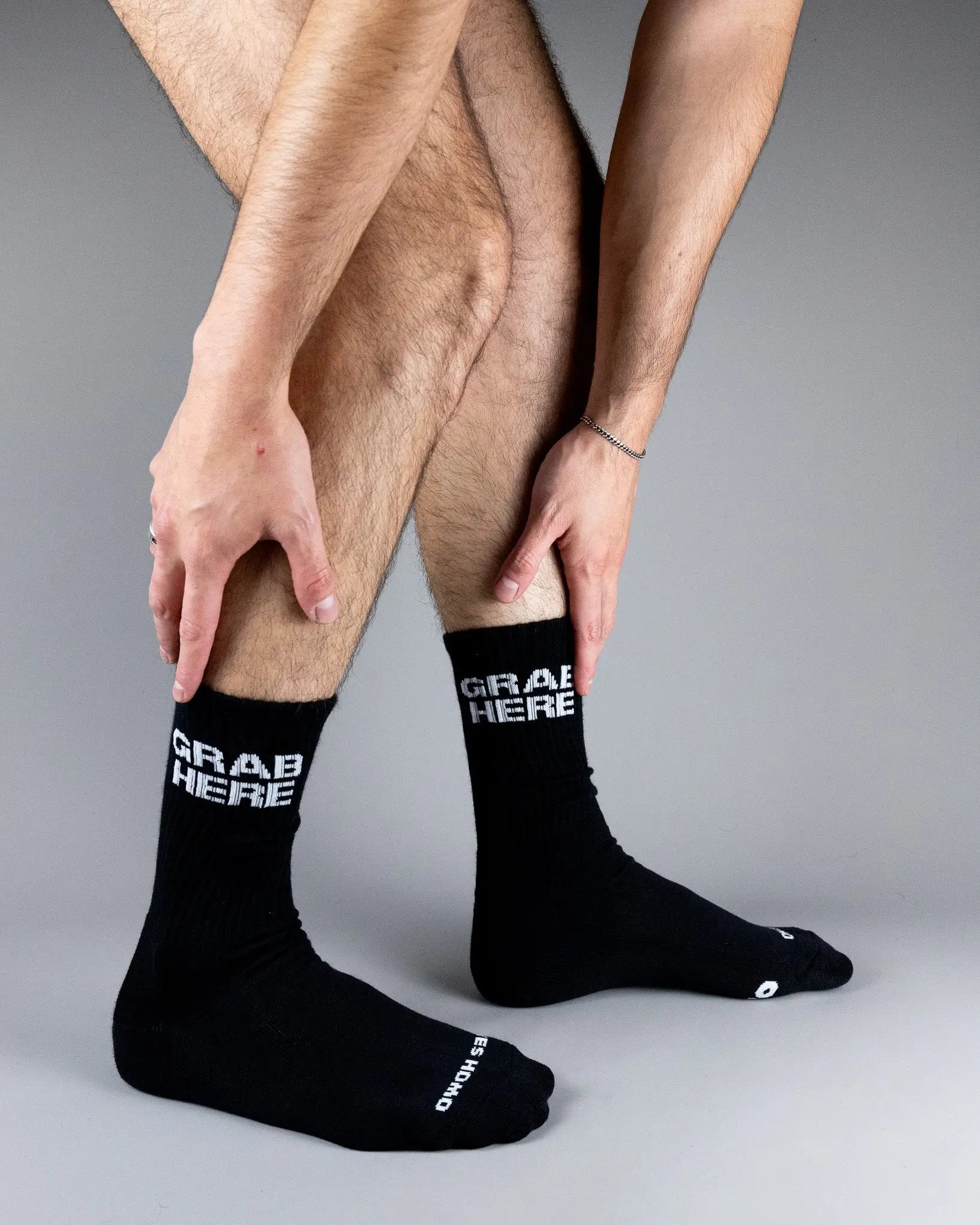 Grab Here Socks YES HOMO