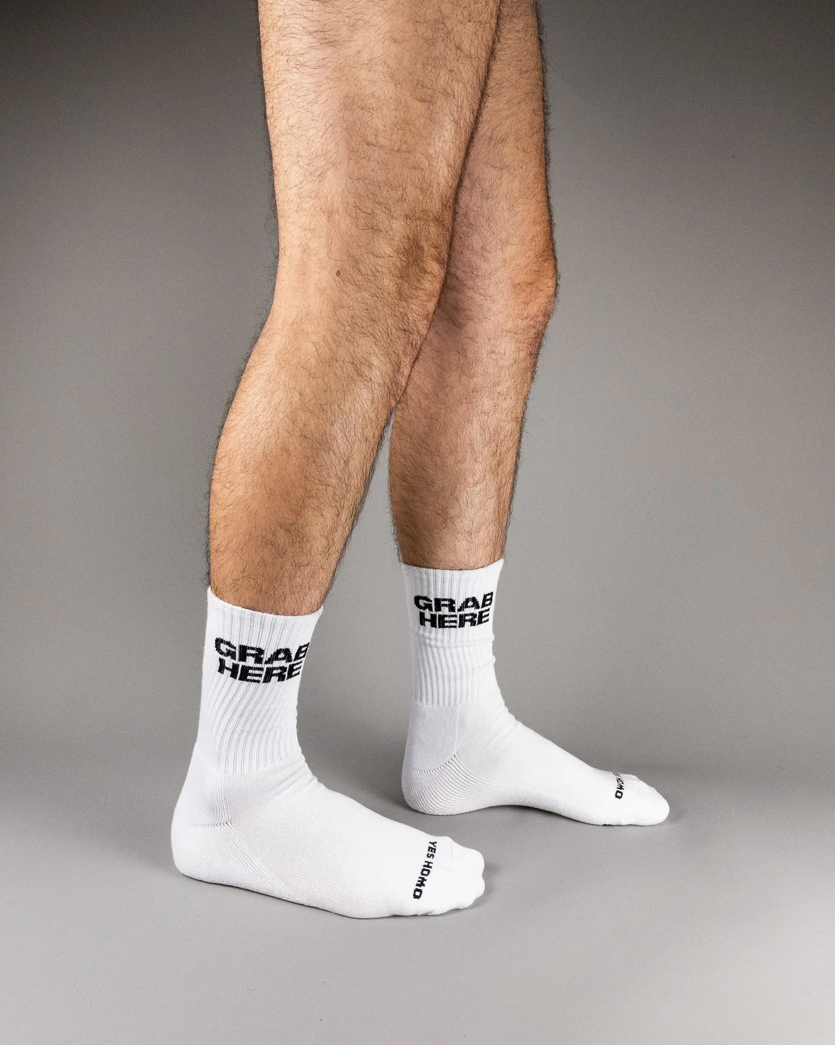 Grab Here Socks YES HOMO