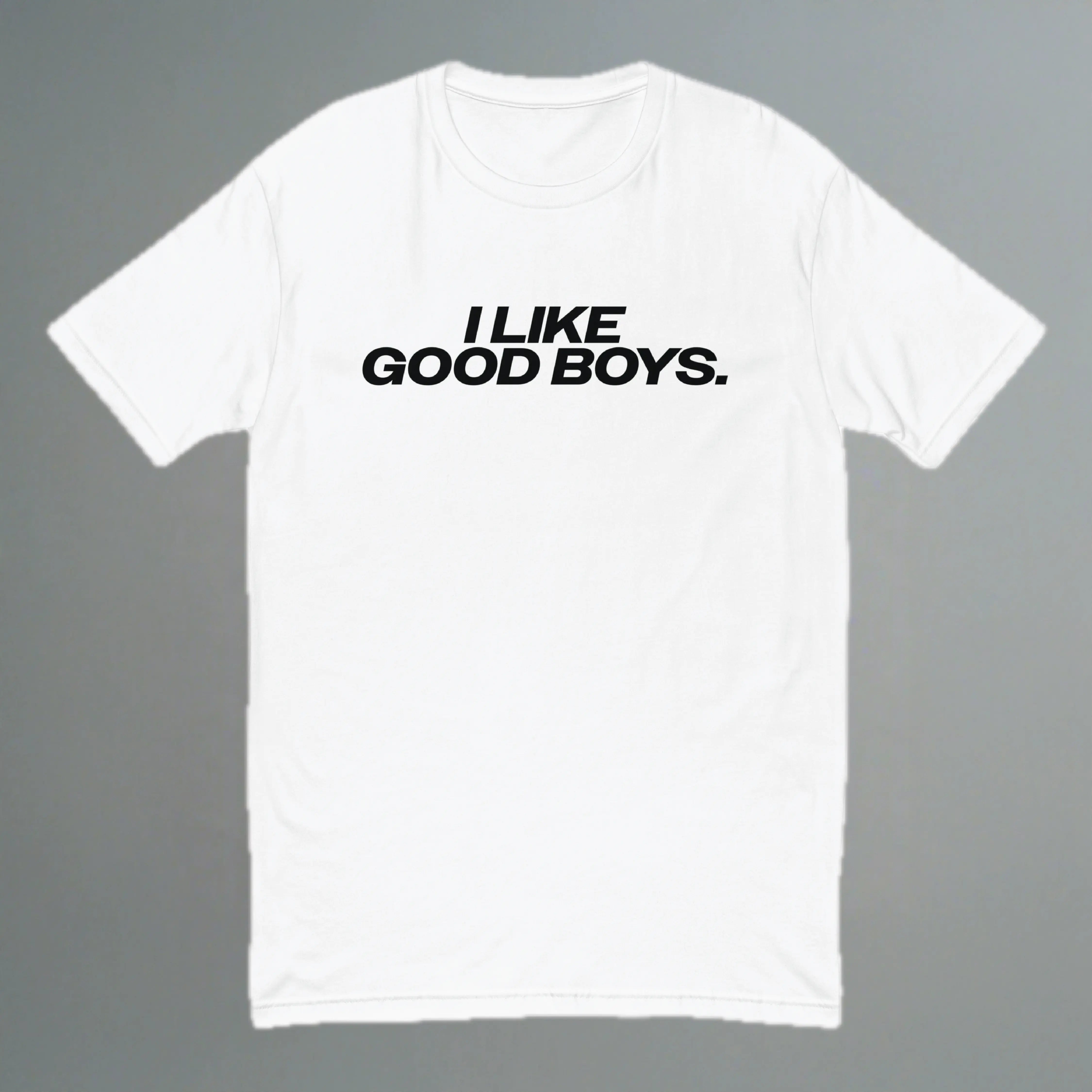 I Like Good Boys Fitted T-Shirt YES HOMO