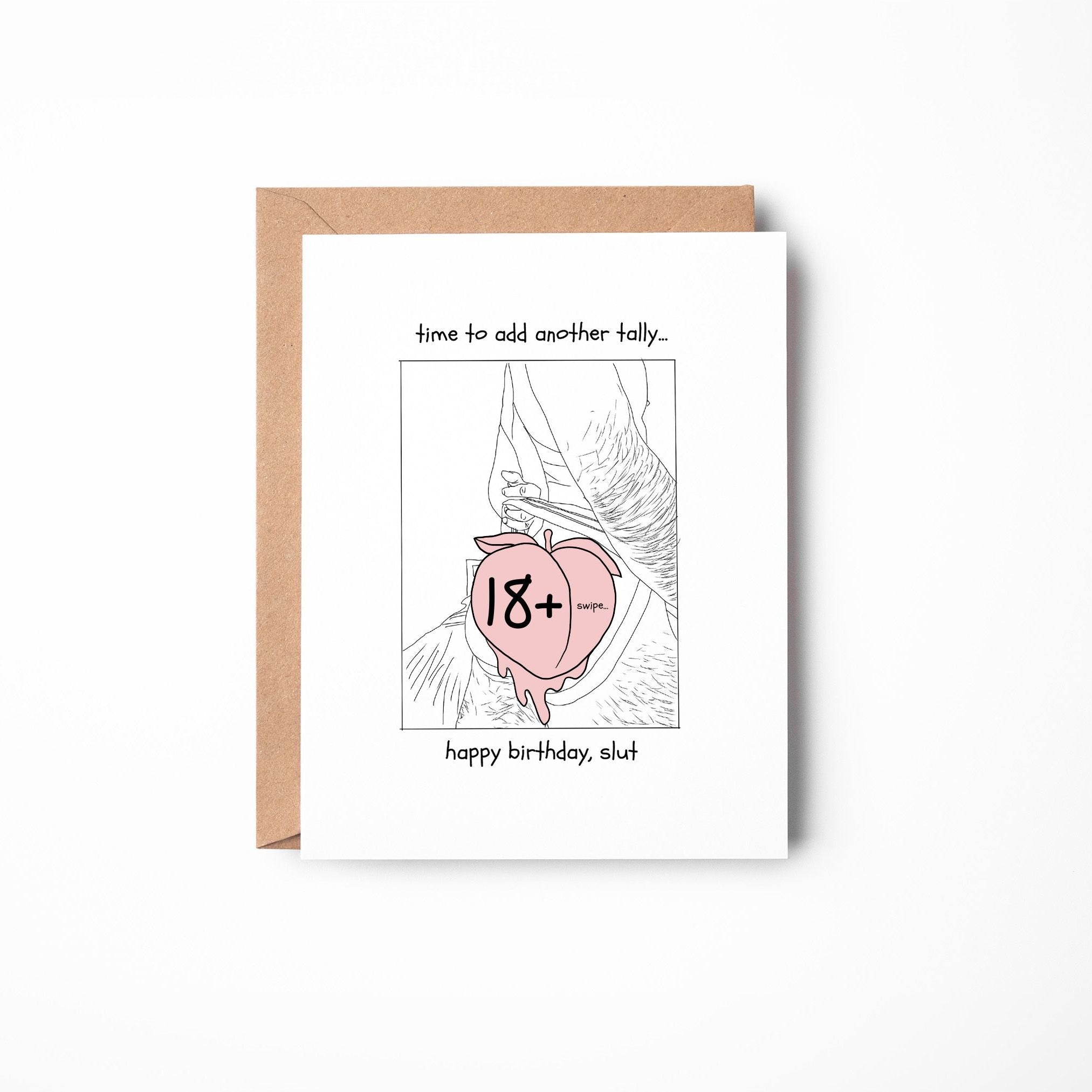 Time to Add Another Tally – Spicy Gay Birthday Card