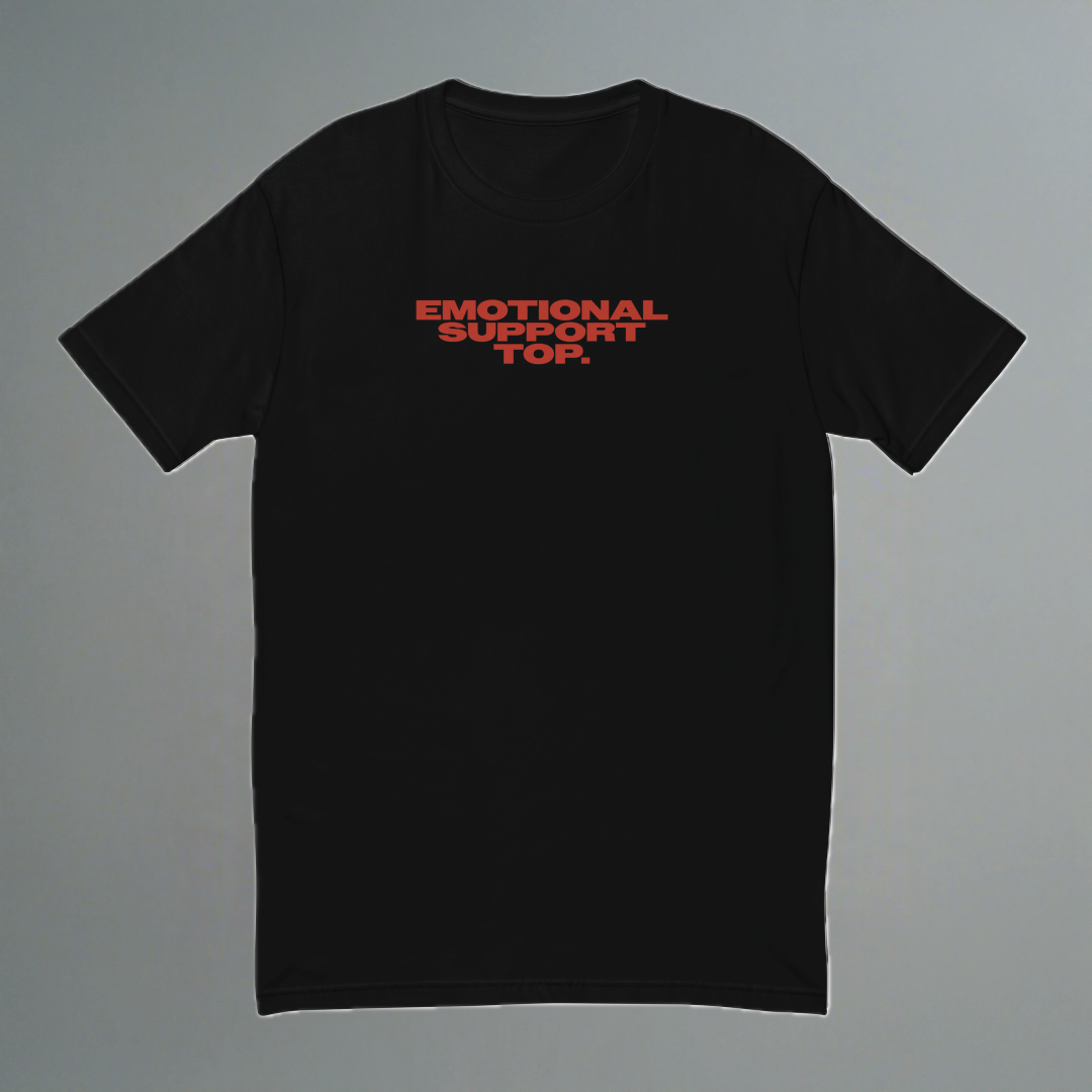 Emotional Support Top Fitted T-Shirt
