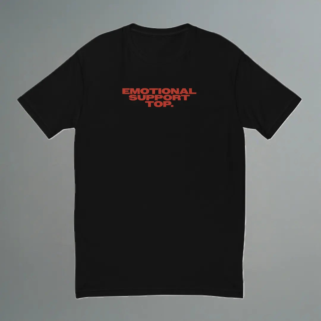 Emotional Support Top Fitted T-Shirt YES HOMO