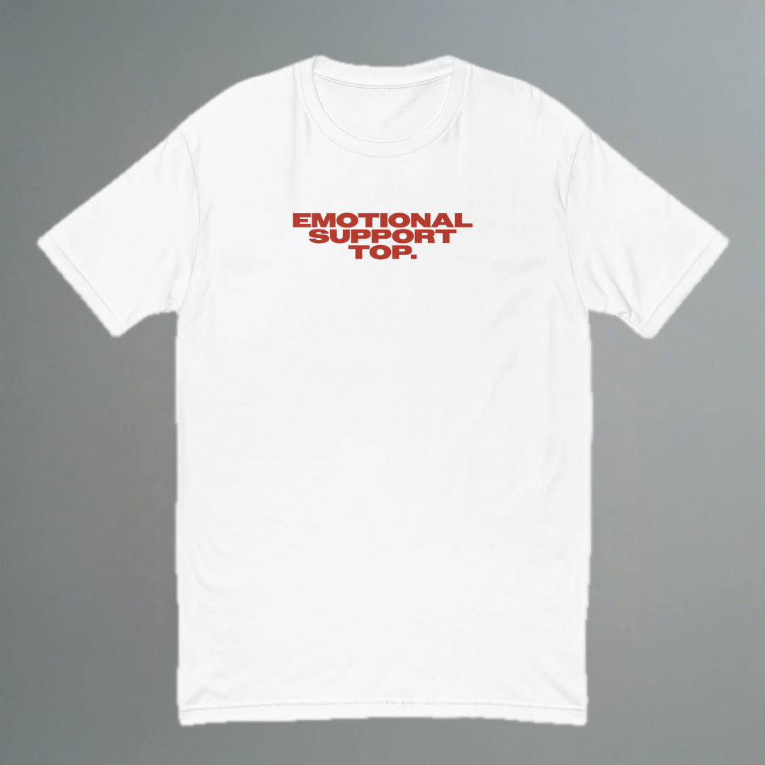 Emotional Support Top Fitted T-Shirt