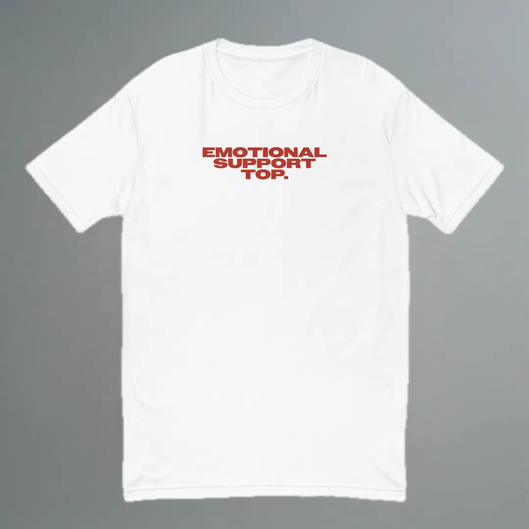 Emotional Support Top Fitted T-Shirt YES HOMO