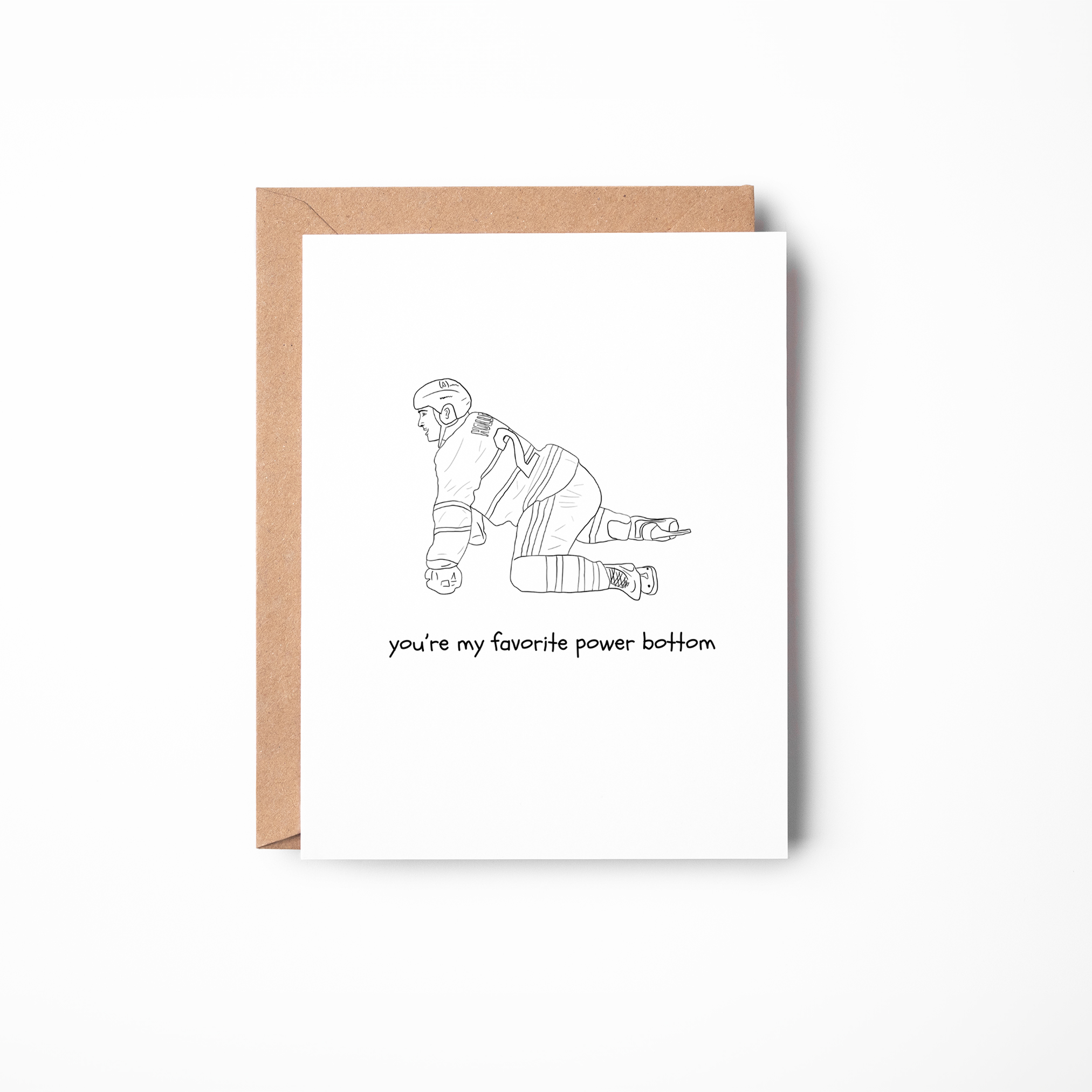 You're My Favorite Power Bottom – Spicy Heated Rivalry Gay Card