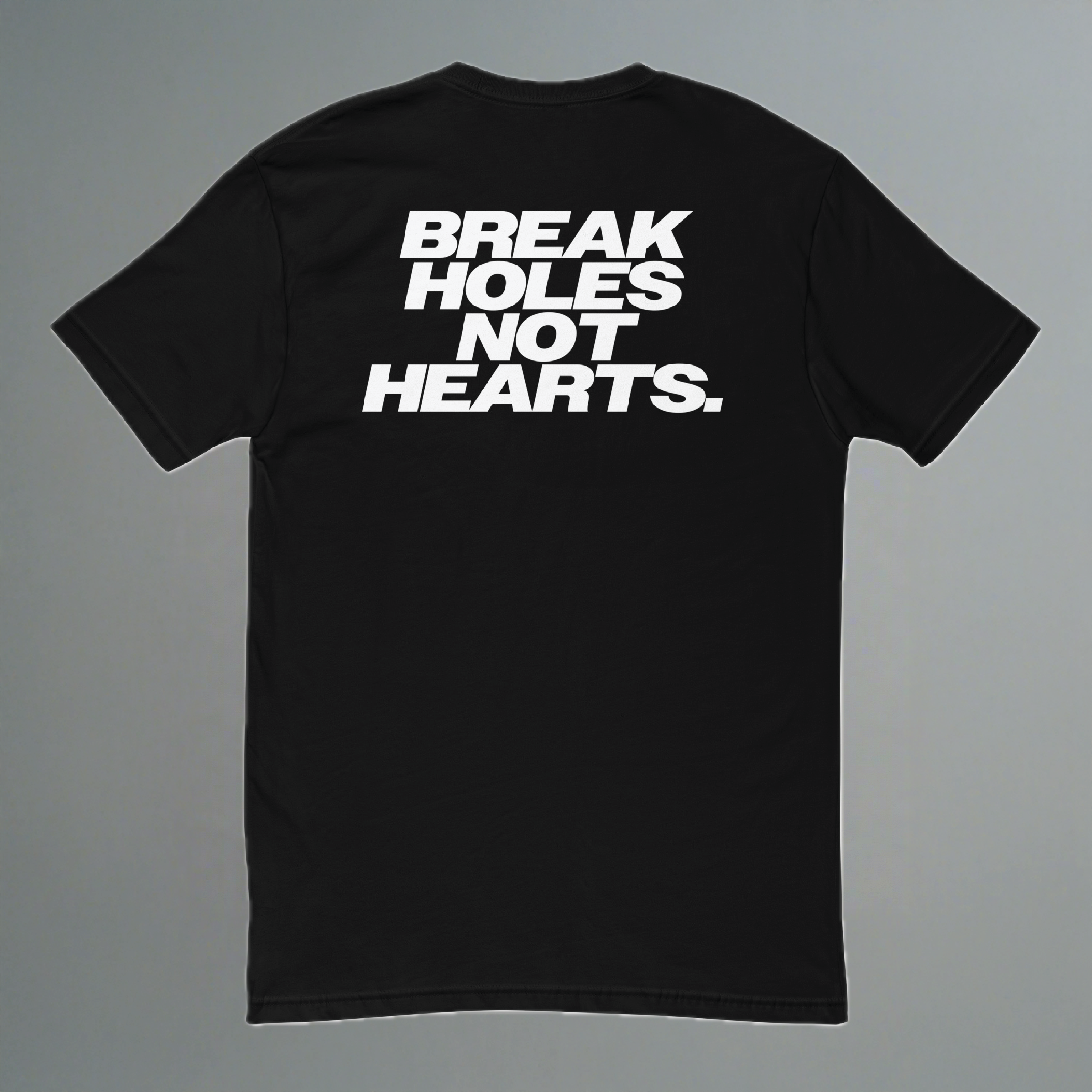 Break Holes Not Hearts Fitted T-Shirt