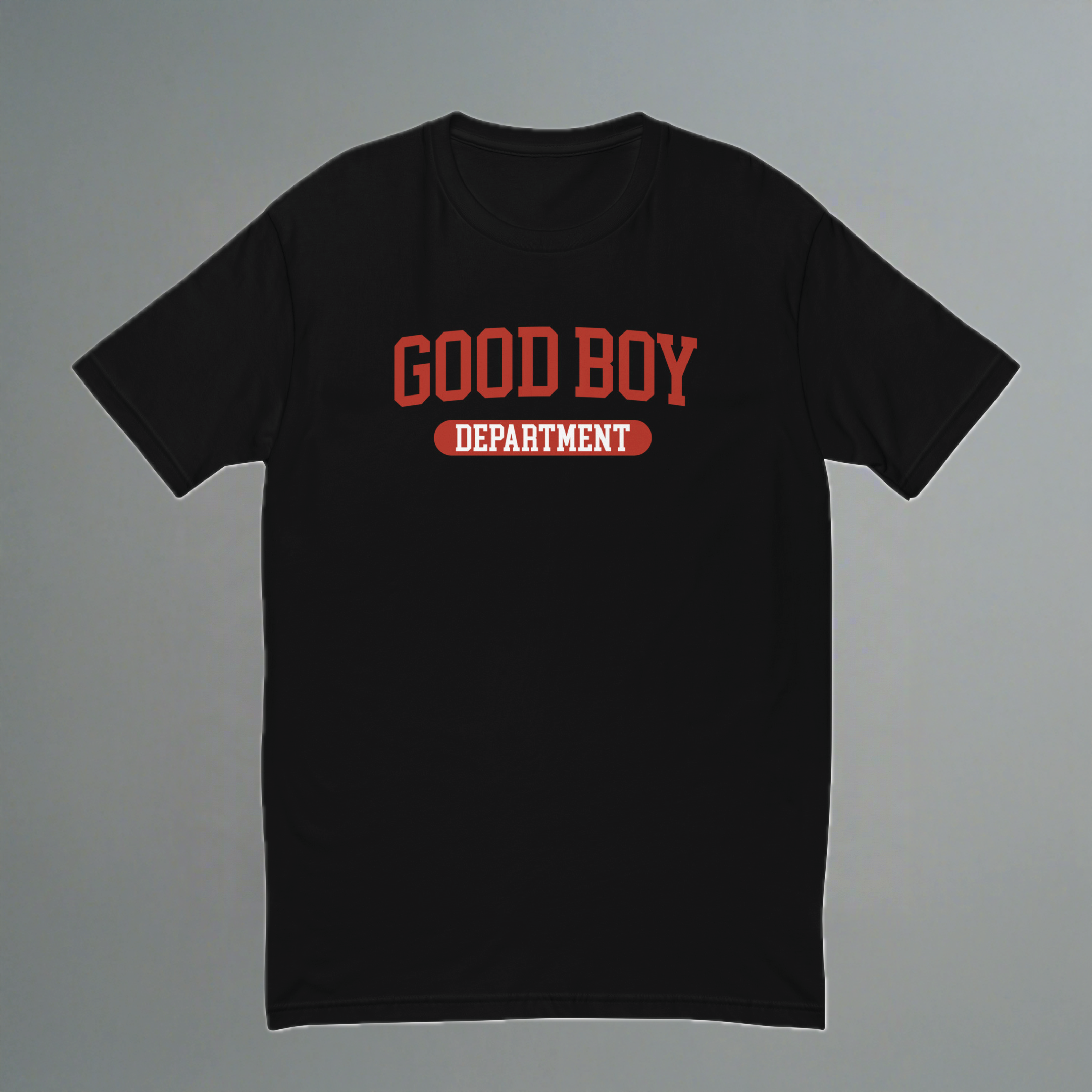 Good Boy Department Fitted T-Shirt