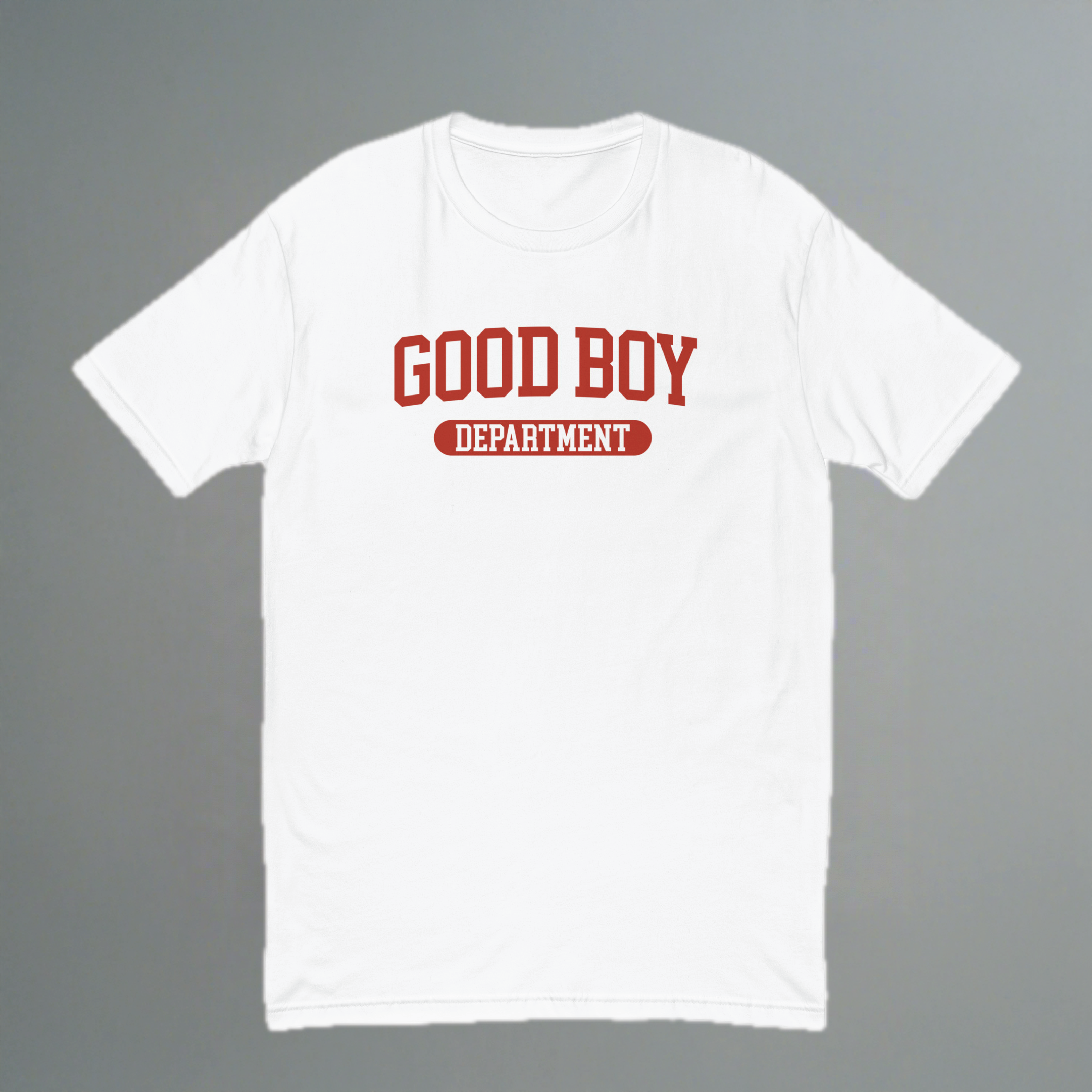 Good Boy Department Fitted T-Shirt