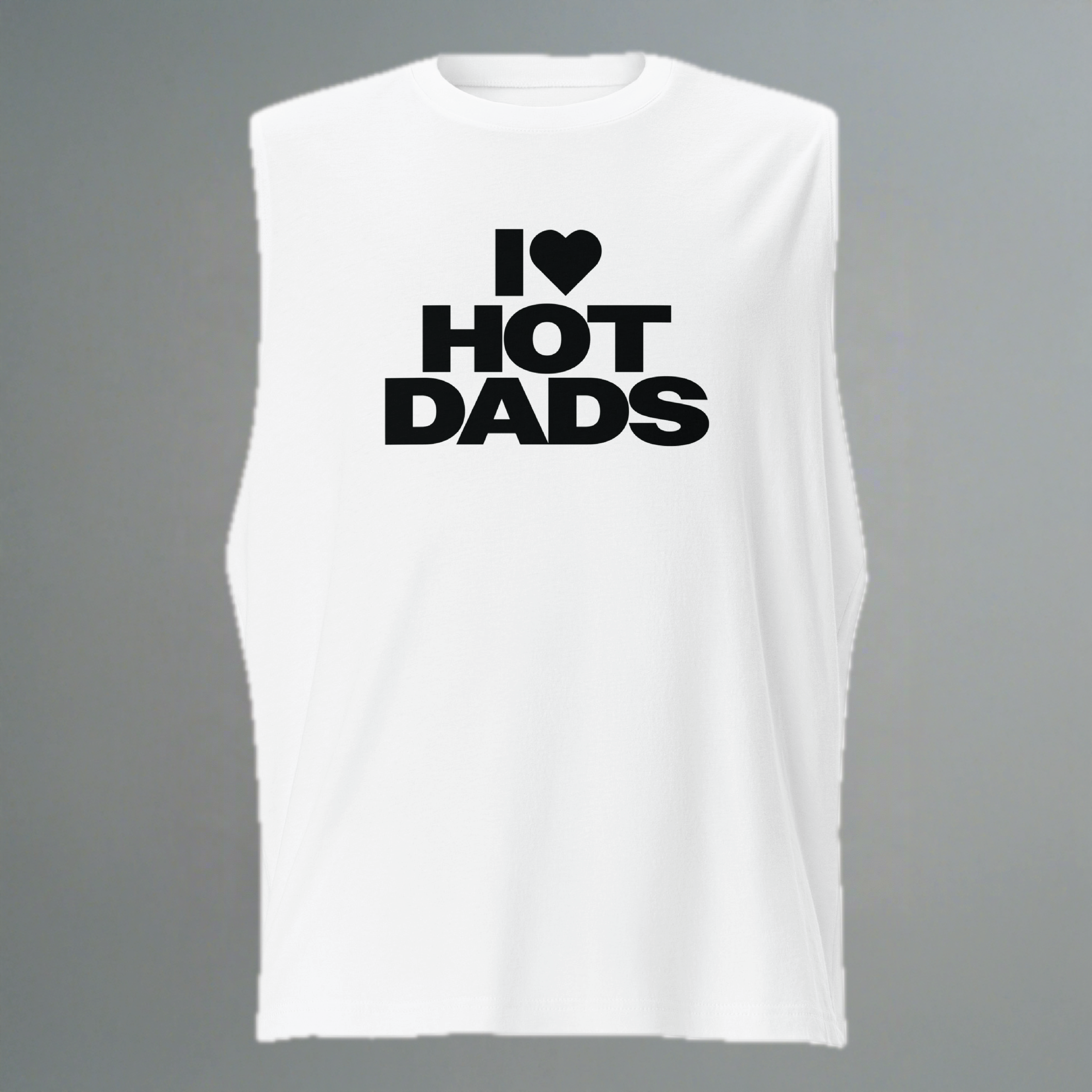 I Love Hot Dads Muscle Shirt