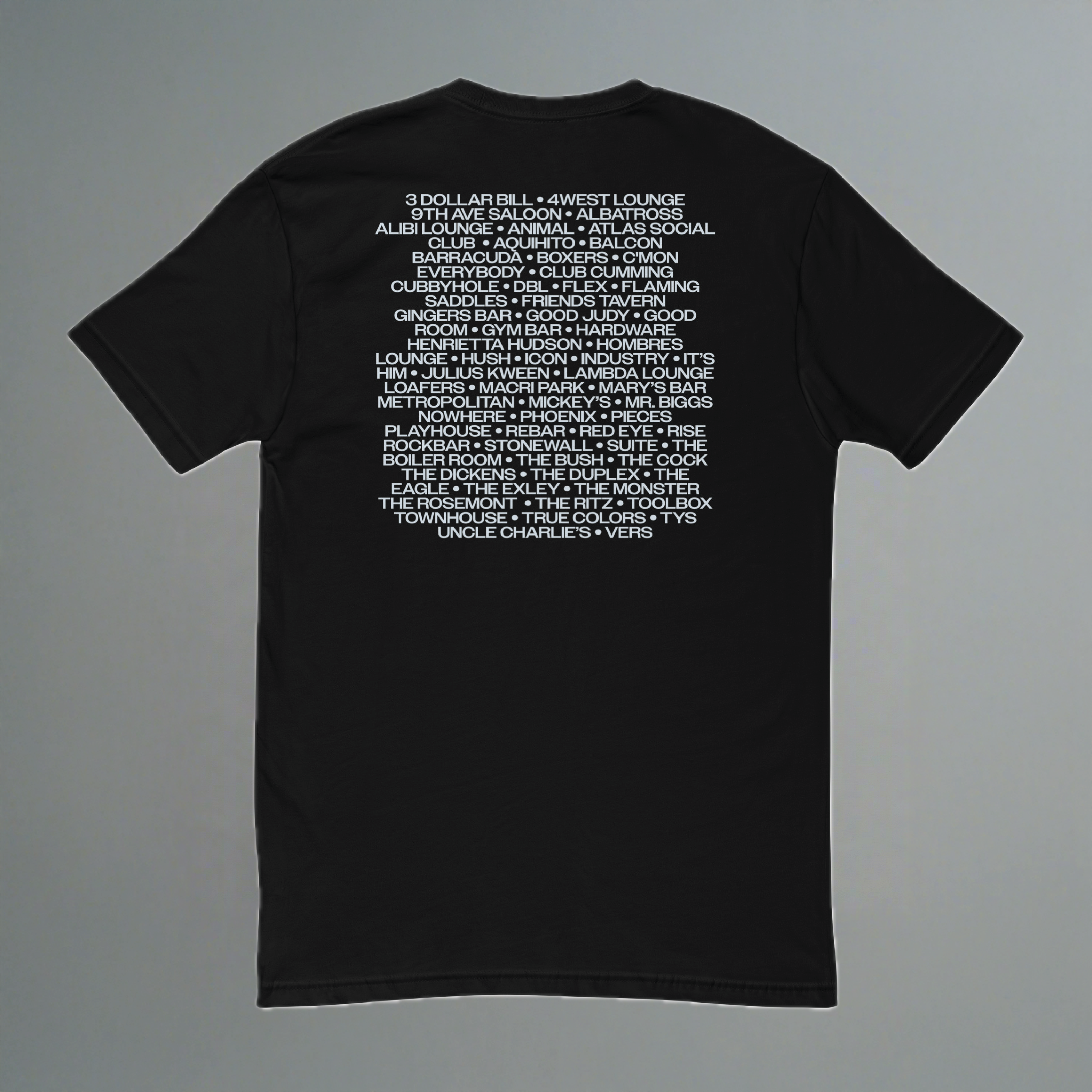 NYC Gay Bar Fitted T-Shirt