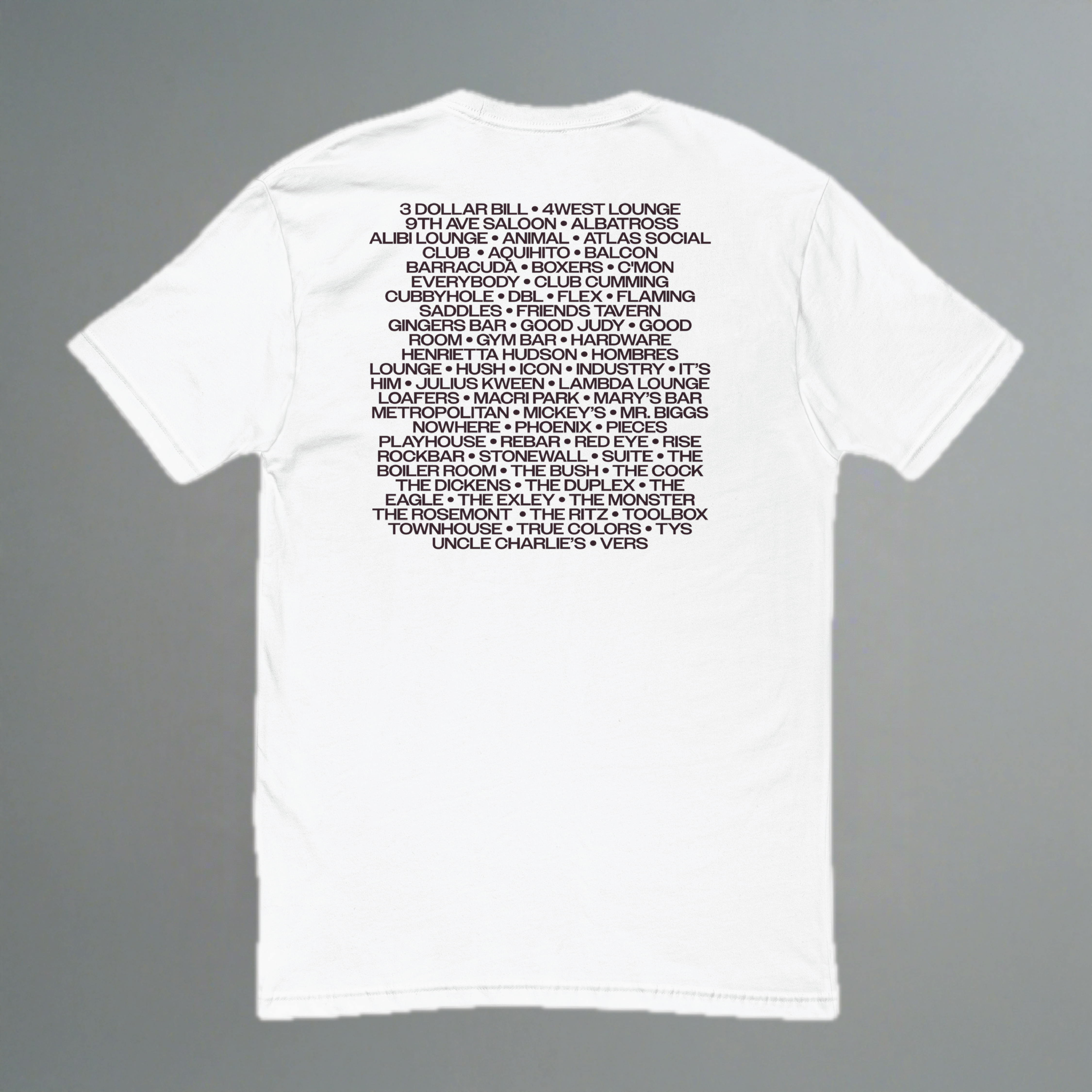 NYC Gay Bar Fitted T-Shirt