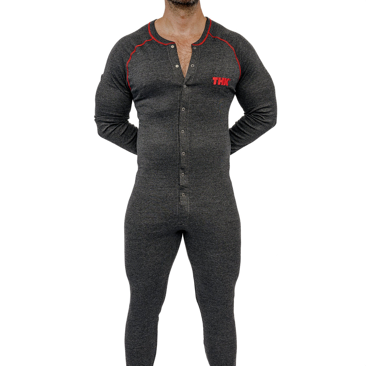 Union Suit - Charcoal - Shipped by THK