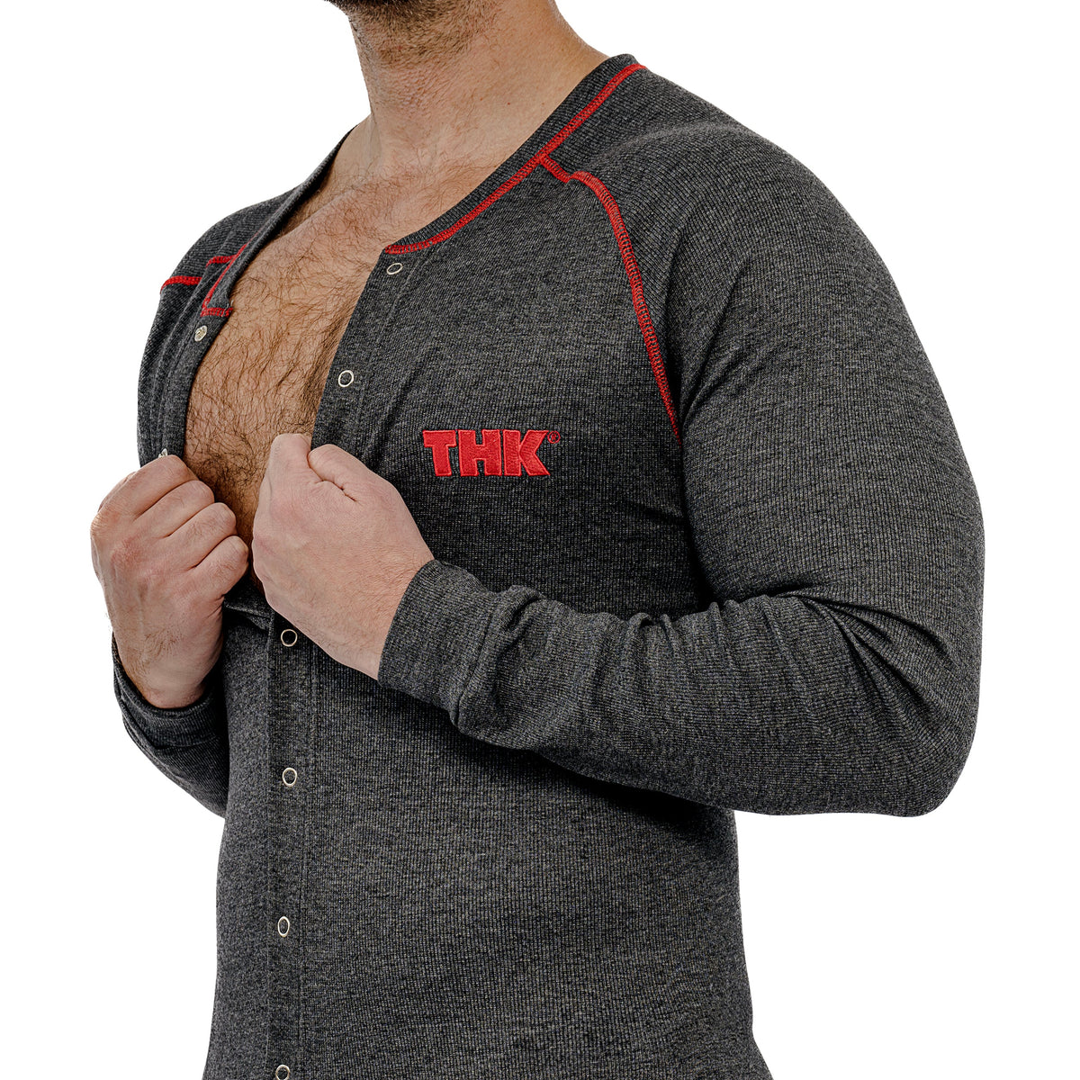 Union Suit - Charcoal - Shipped by THK