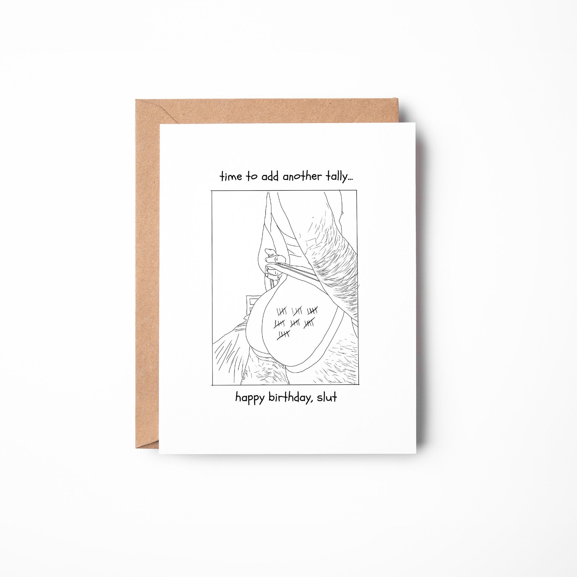 Time to Add Another Tally – Spicy Gay Birthday Card