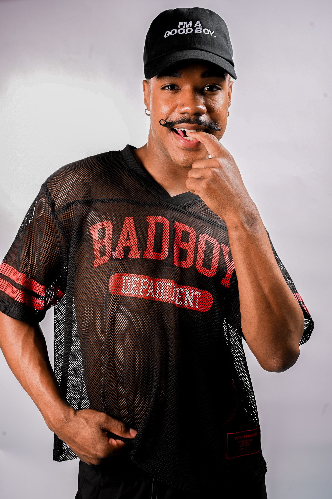 Camiseta de malla Bad Boy Department
