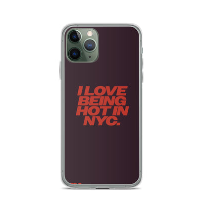 I Love Being Hot in NYC Clear Case for iPhone®