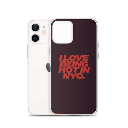 I Love Being Hot in NYC Clear Case for iPhone®