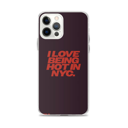 I Love Being Hot in NYC Clear Case for iPhone®