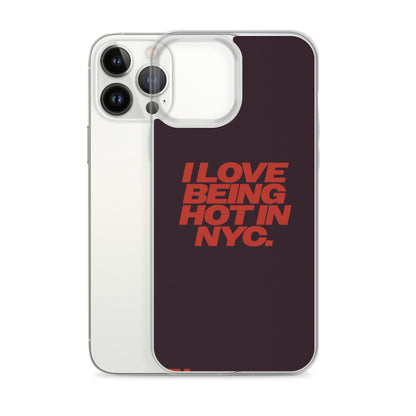 I Love Being Hot in NYC Clear Case for iPhone®