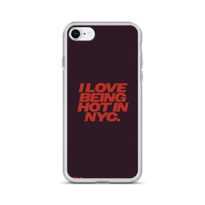 I Love Being Hot in NYC Clear Case for iPhone®