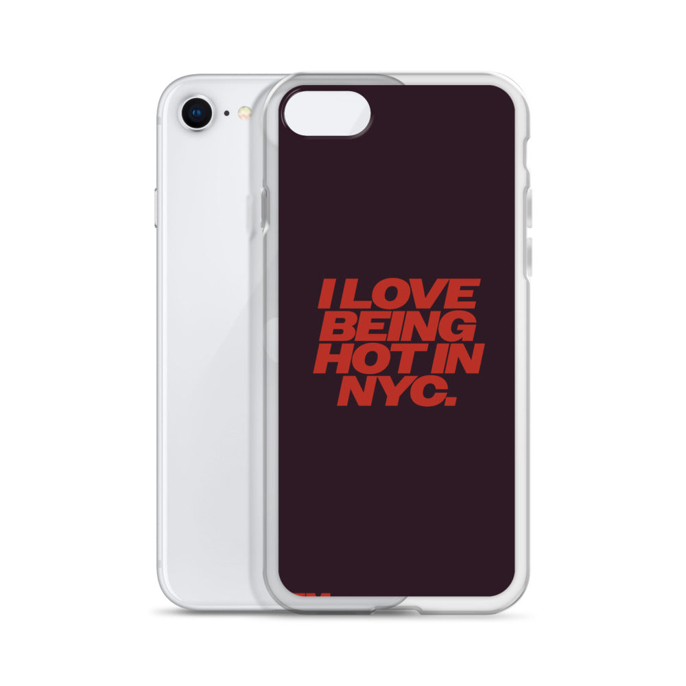 I Love Being Hot in NYC Clear Case for iPhone®