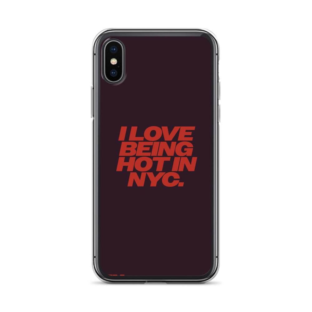 I Love Being Hot in NYC Clear Case for iPhone®