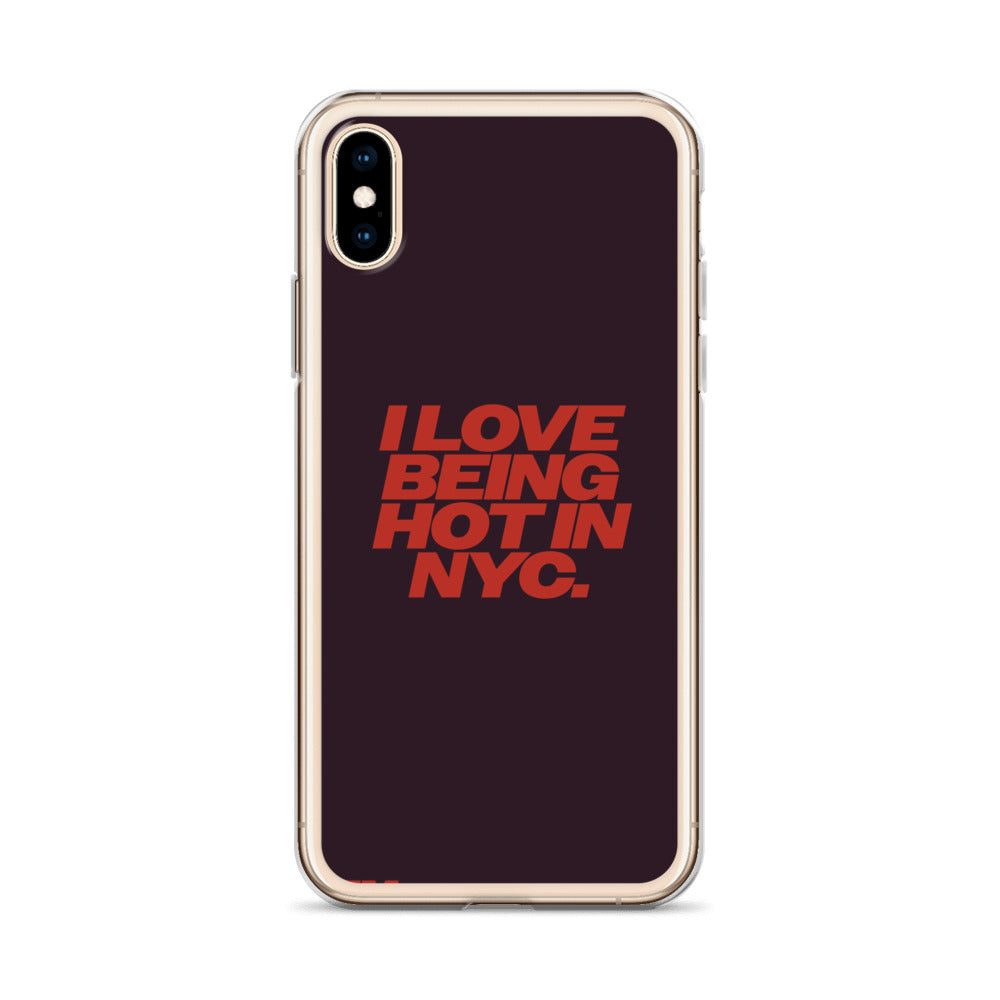 I Love Being Hot in NYC Clear Case for iPhone®