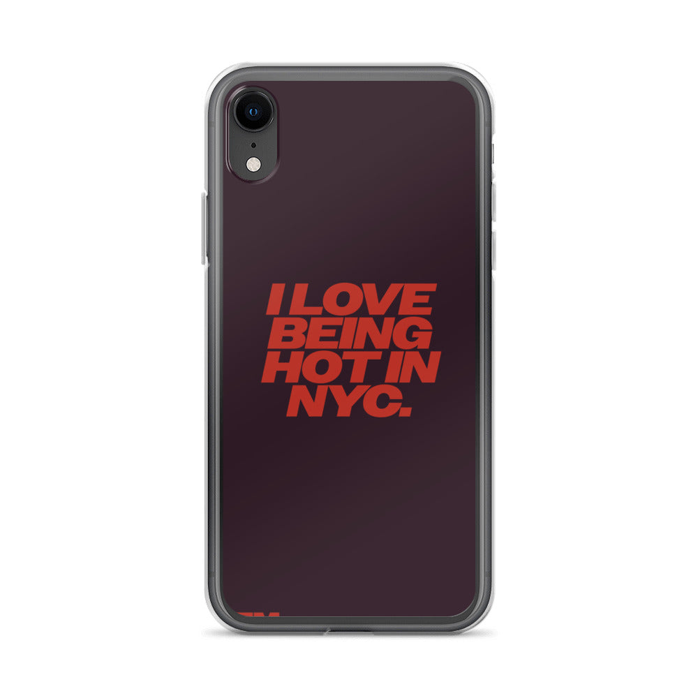 I Love Being Hot in NYC Clear Case for iPhone®