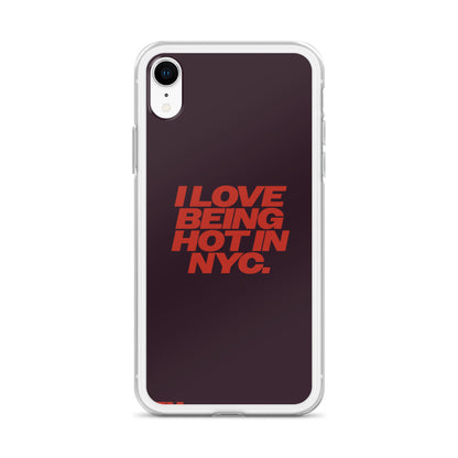 I Love Being Hot in NYC Clear Case for iPhone®