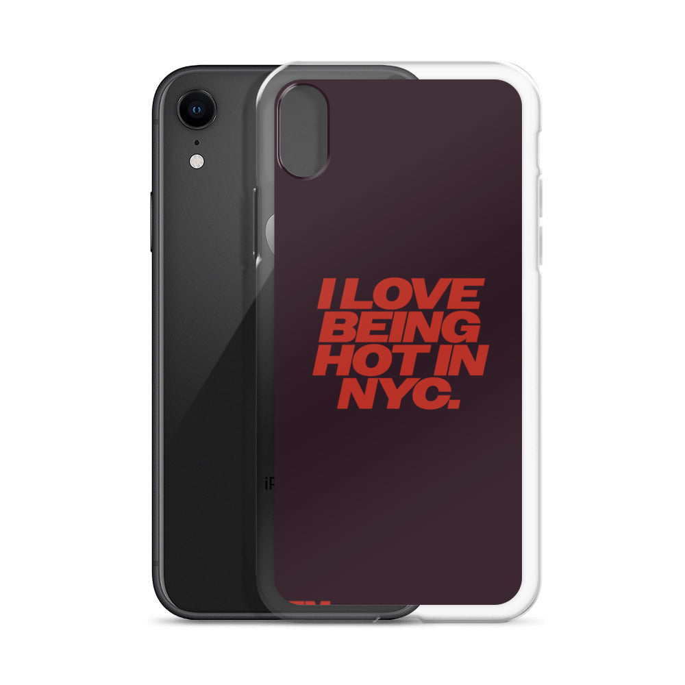 I Love Being Hot in NYC Clear Case for iPhone®