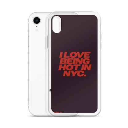 I Love Being Hot in NYC Clear Case for iPhone®