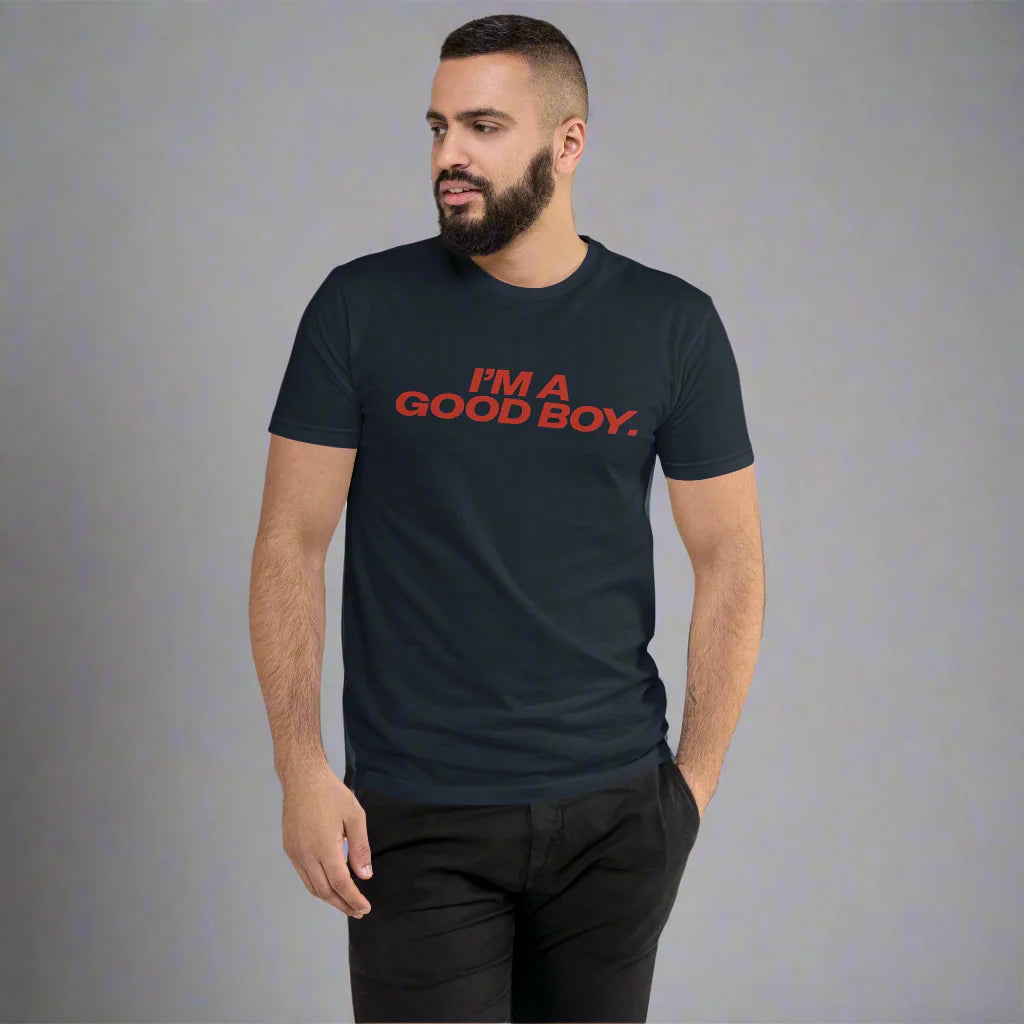 I'm A Good Boy Fitted T-Shirt - L
