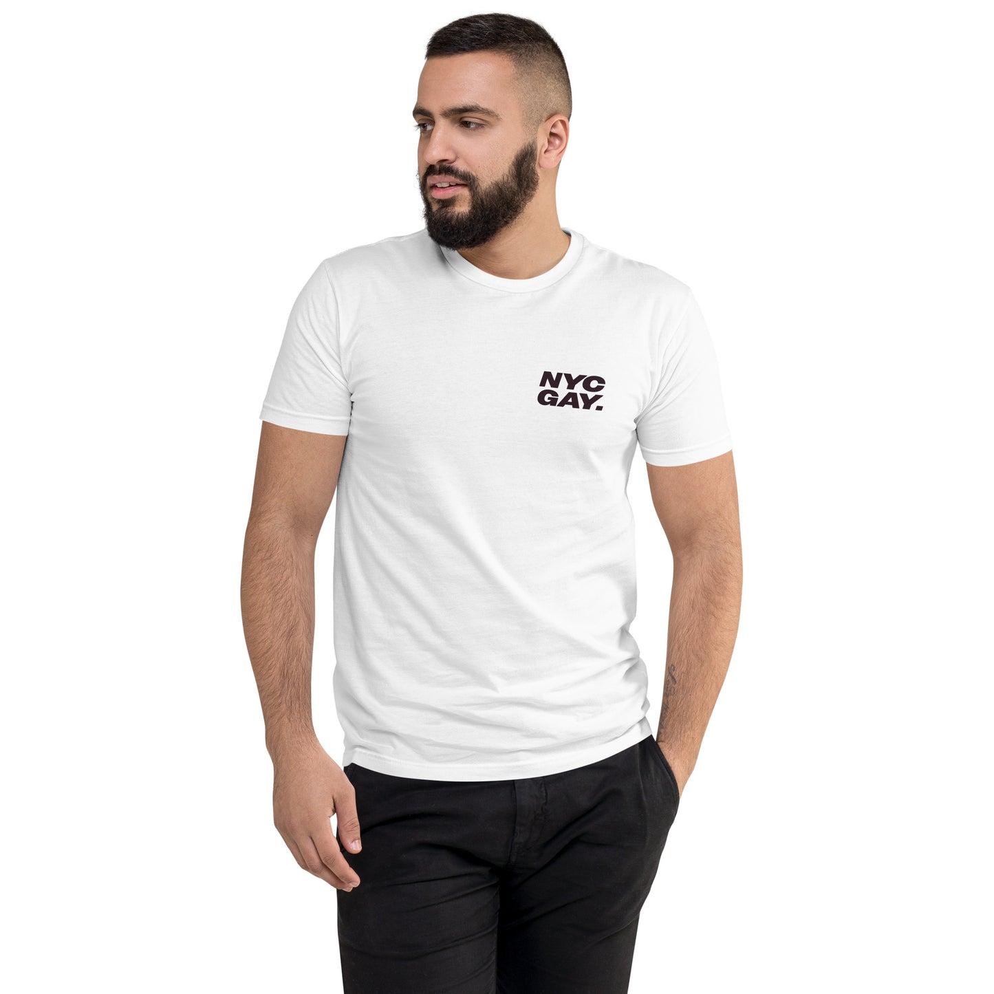 NYC Gay Bar Fitted T-Shirt