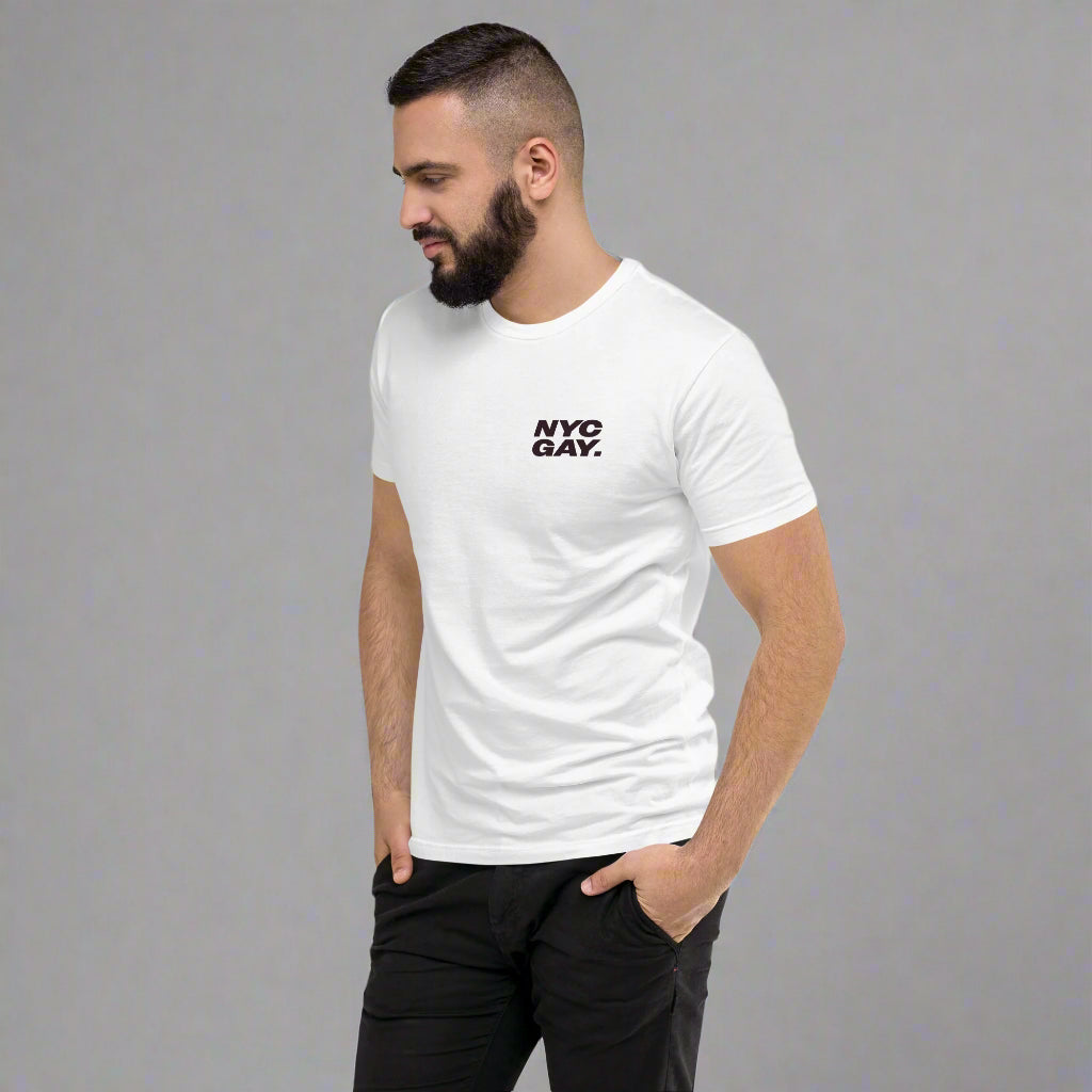 NYC Gay Bar Fitted T-Shirt
