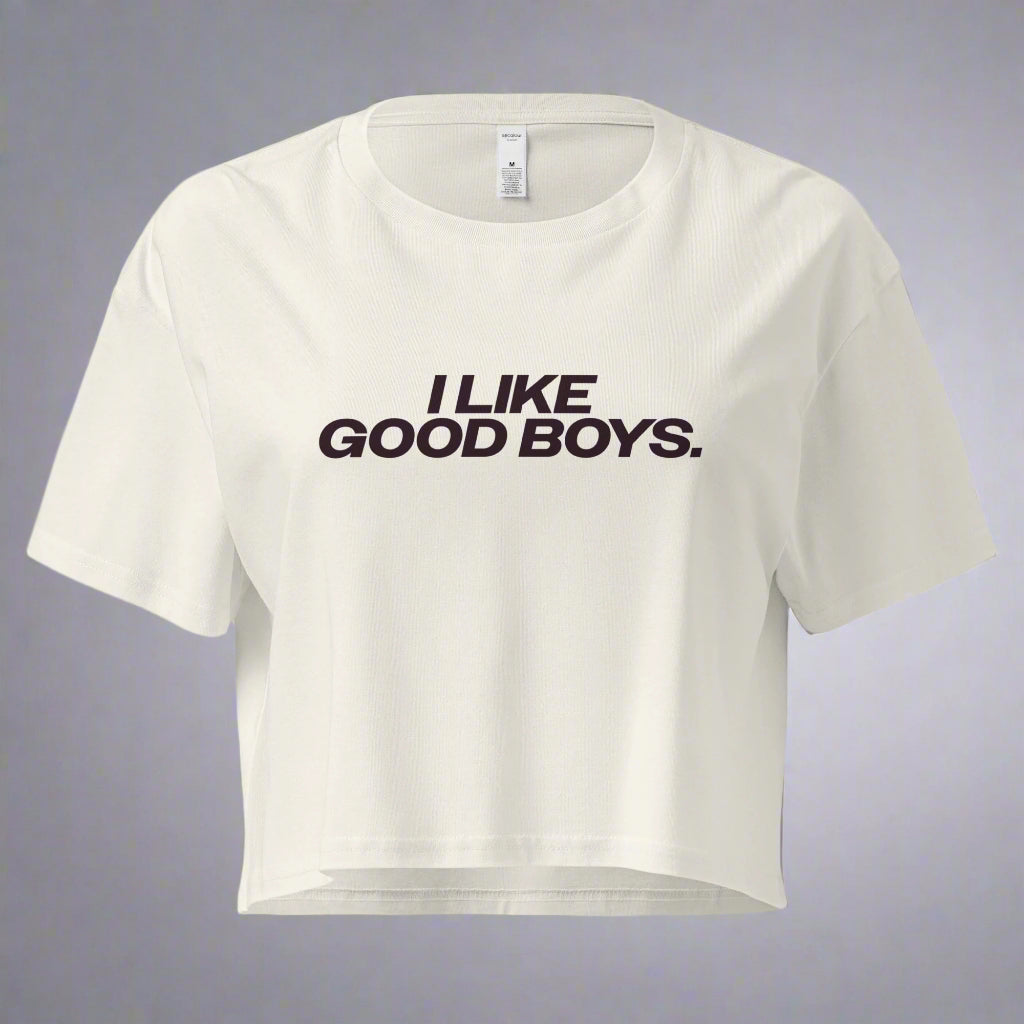 I Like Good Boys Crop Top - L